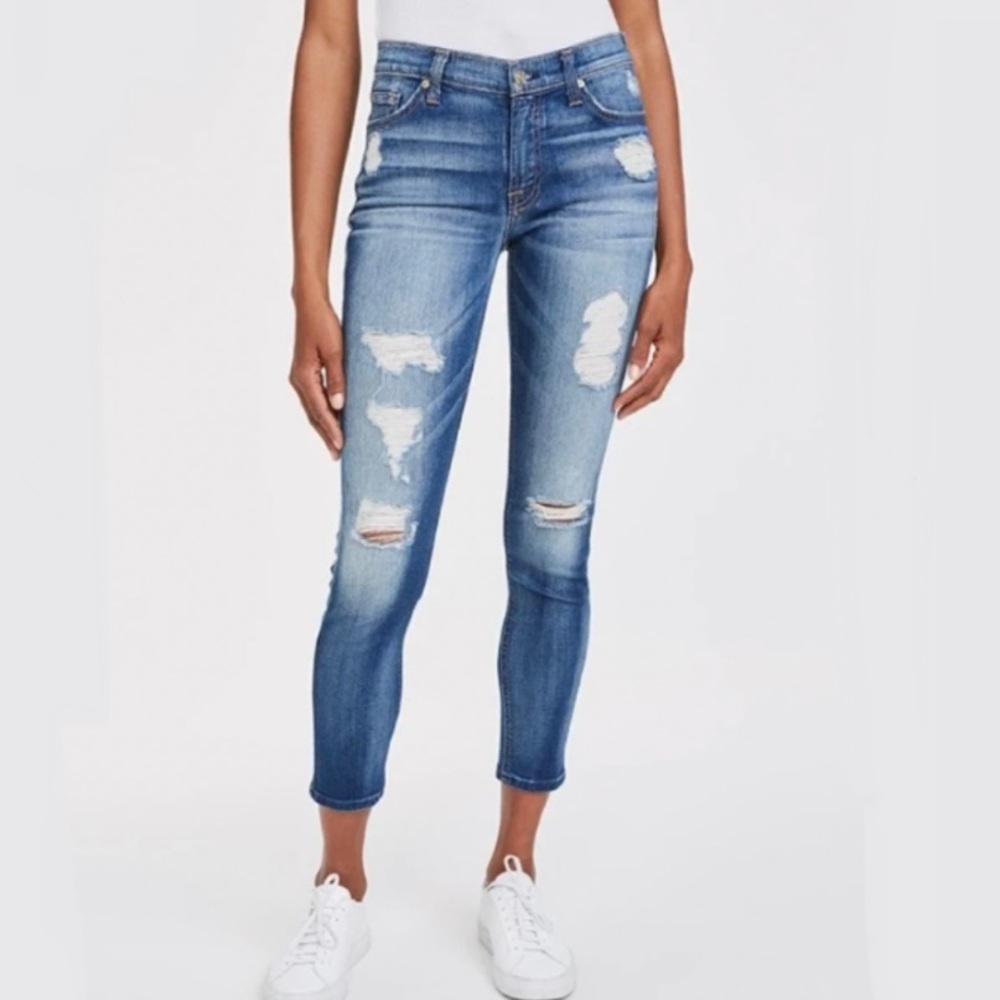 7 FOR ALL MANKIND | Ankle Skinny Jeans